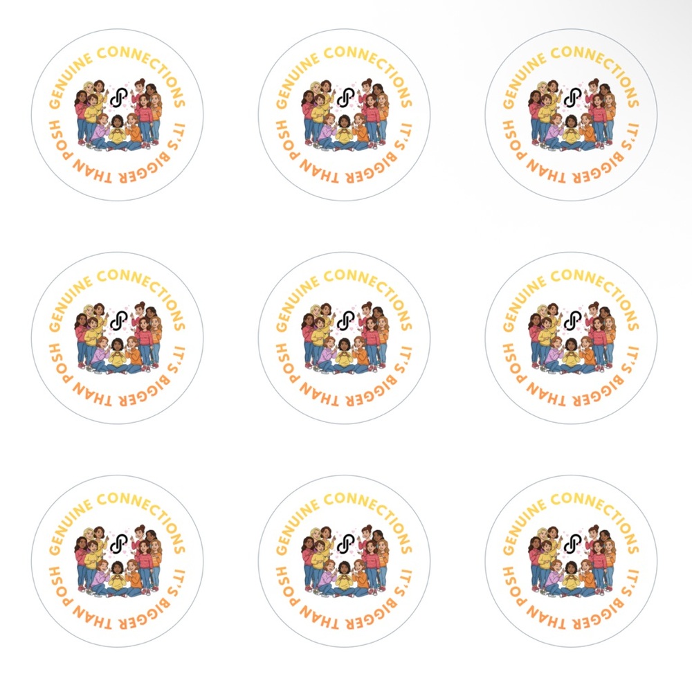 “Bigger Than Posh” Stickers 24CT - Picture 2 of 6